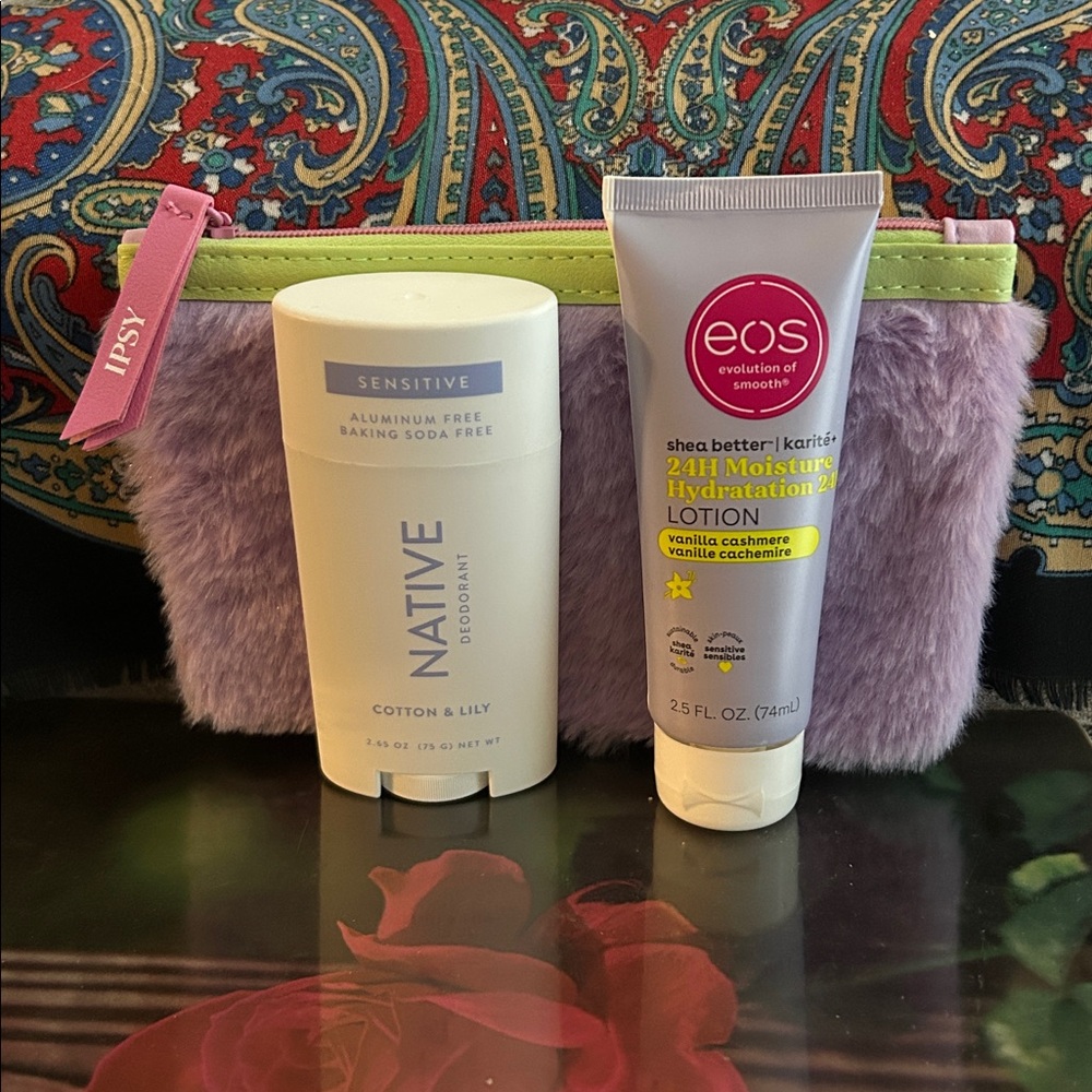 eos 24H Tube Moisture Lotion Vanilla Cashmere - Native Cotton & Lily Deodorant